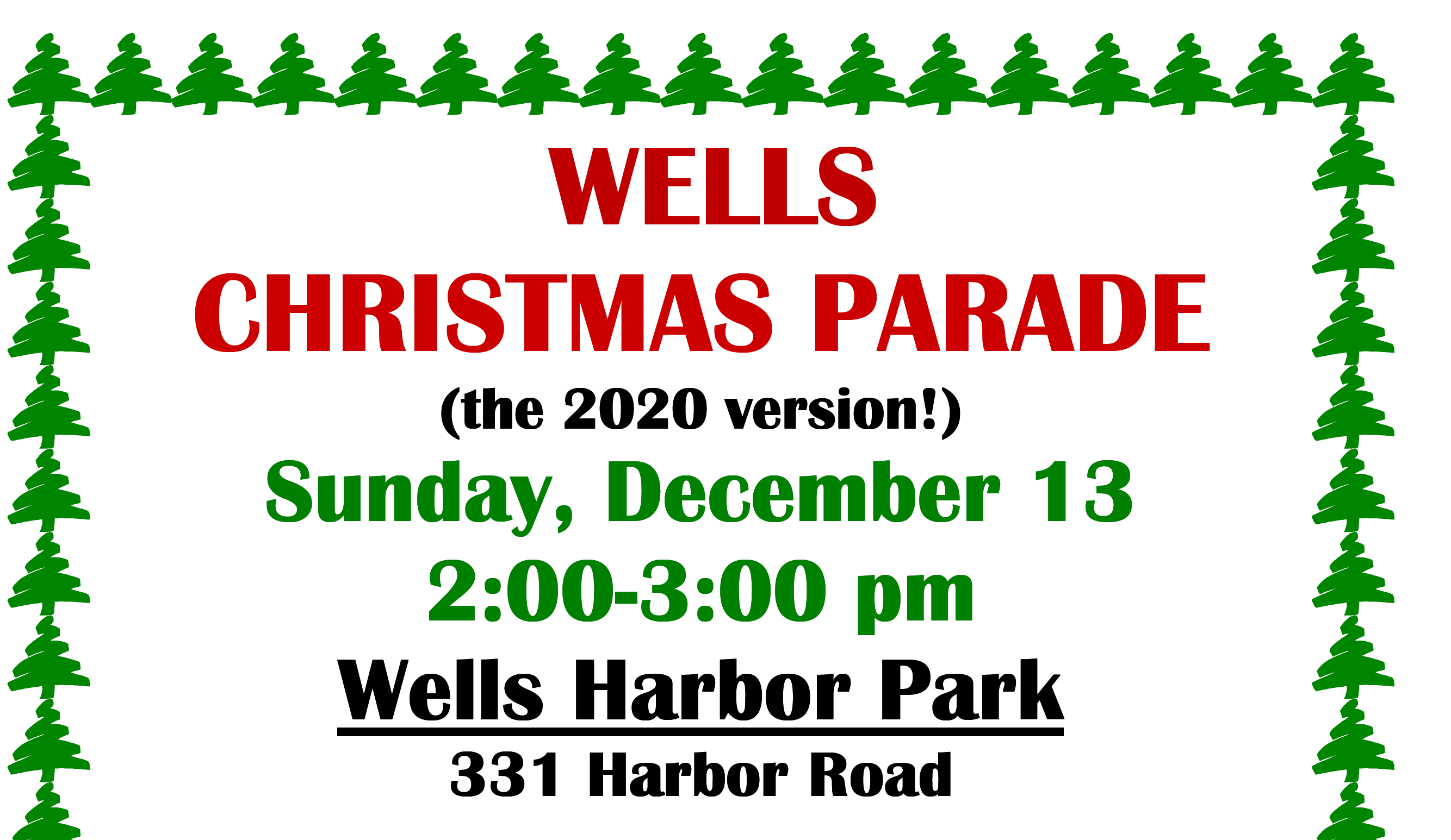 Wells Maine Christmas Parade2020 Style!